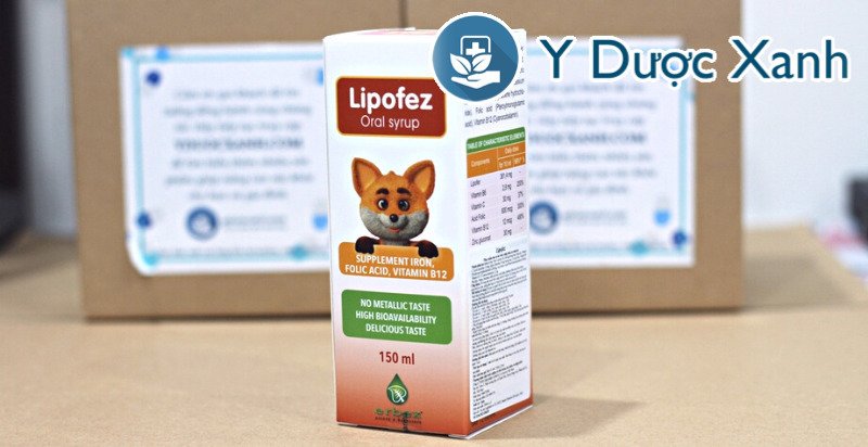 lipofez oral syrup, 150 ml, siro bổ máu cho trẻ sơ sinh, trẻ nhỏ từ 1 tháng tuổi của ý