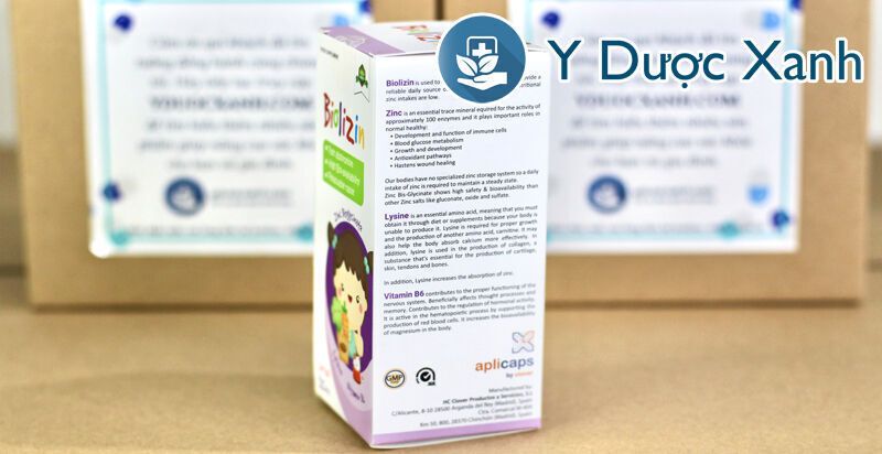 biolizin, 50ml, siro hỗ trợ cải thiện biếng ăn cho bé, trẻ nhỏ từ 3 tháng tuổi của tây ban nha