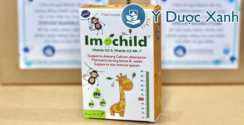 imochild d3 k2, 20ml, dung dịch nhỏ giọt d3 k2 cho trẻ sơ sinh, trẻ em của tây ban nha
