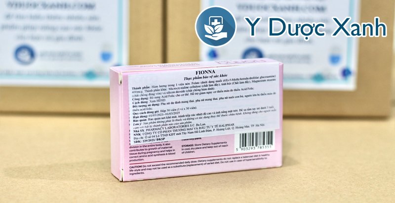 fionna, 30 viên, viên uống bổ sung acid folic cho bầu của ba lan