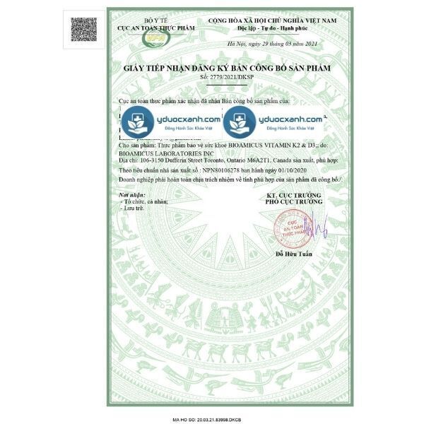 bioamicus vitamin k2 d3, 10ml, hỗ trợ tăng chiều cao, hấp thu canxi cho bé, trẻ nhỏ của canada