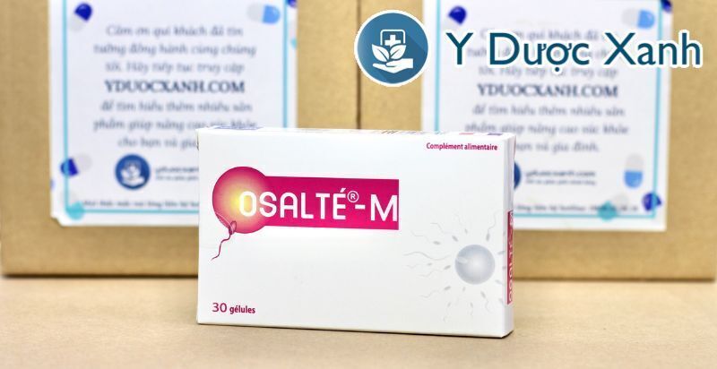 osalte-m, 30 viên, viên uống hỗ trợ điều trị vô sinh, hiếm muộn ở nữ giới của pháp