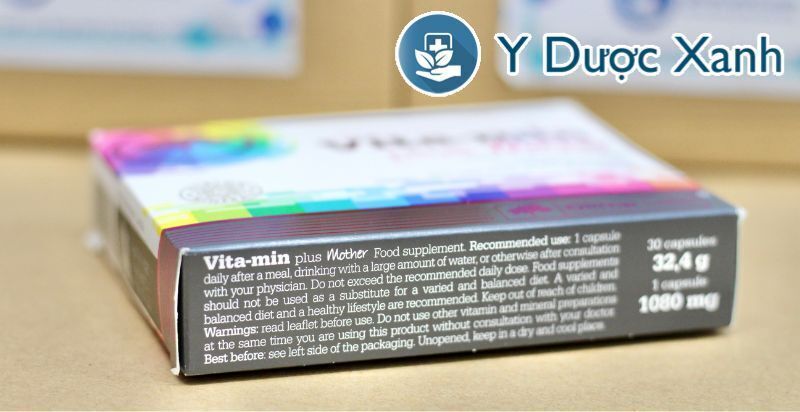vita-min plus mother, bổ sung vitamin, khoáng chất cho bà bầu