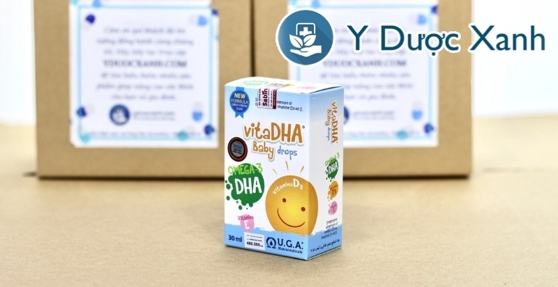 vitadha baby drops, 30ml, nhỏ giọt bổ sung dha cho bé, trẻ em từ sơ sinh của ý