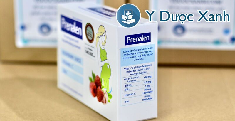 thảo dược prenalen, 14 gói, bột uống tăng đề kháng cho bà bầu, sau sinh của châu âu