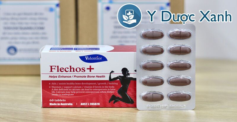 flechos+, 60 viên, bổ sung canxi và vitamin d cho phụ nữ của úc
