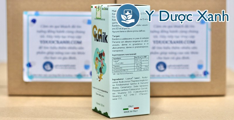 calunik, 125ml, siro hỗ trợ phát triển xương và răng cho trẻ em từ 1 tuổi của châu âu