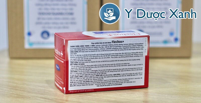 flechos+, 60 viên, bổ sung canxi và vitamin d cho phụ nữ của úc