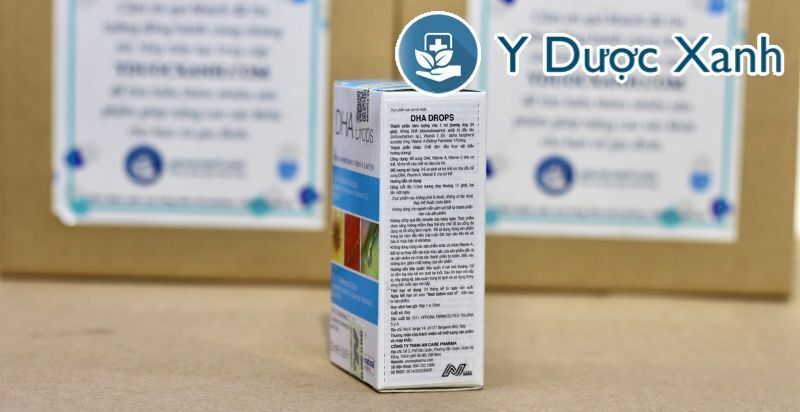 dha drops, 20ml, nhỏ giọt bổ sung dha, vitamin a, cải thiện chức năng mắt, tim mạch, phát triển não bộ