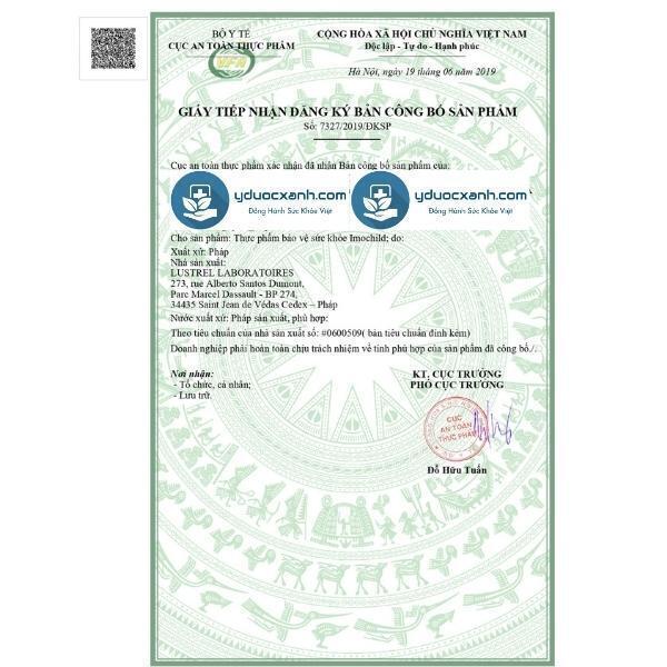 imochild, 125ml, siro tăng đề kháng miễn dịch cho trẻ nhỏ từ 1 tuổi của pháp