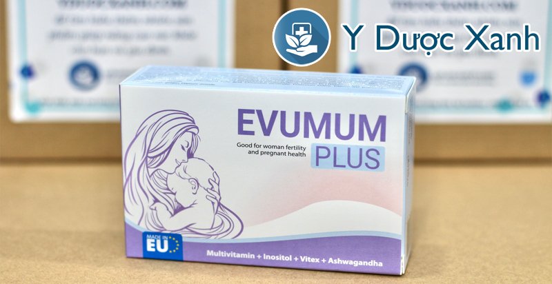 evumum plus, 30 viên, viên uống vitamin tổng hợp cho phụ nữ mang thai của ý