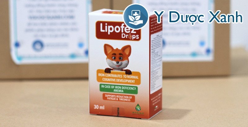 lipofez drops, 30 ml, nhỏ giọt bổ sung sắt, bổ máu cho bé, trẻ sơ sinh của ý