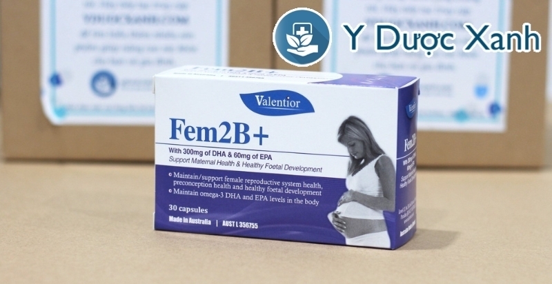 fem2b+, 30 viên, viên uống vitamin tổng hợp cho bà bầu của úc