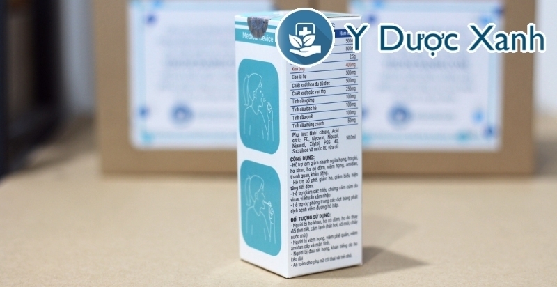 healthyplex tosse, 50 ml, xịt họng keo ong giảm ho, viêm họng, đau họng cho trẻ em từ 1 tuổi