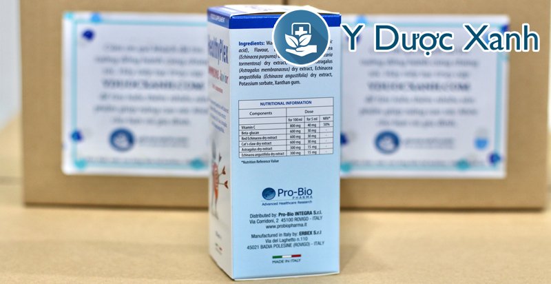 healthyplex immune, siro tăng đề kháng cho trẻ em từ 1 tuổi của ý