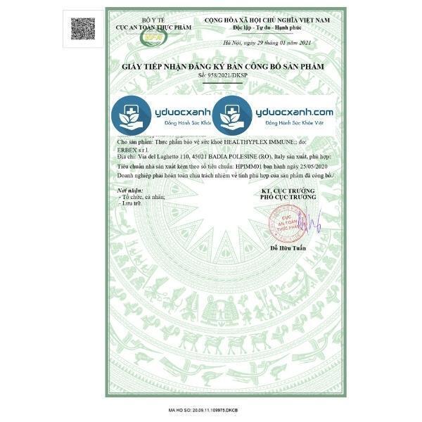 healthyplex immune, siro tăng đề kháng cho trẻ em từ 1 tuổi của ý