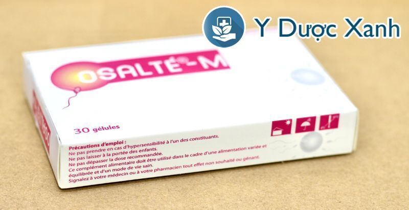 osalte-m, 30 viên, viên uống hỗ trợ điều trị vô sinh, hiếm muộn ở nữ giới của pháp