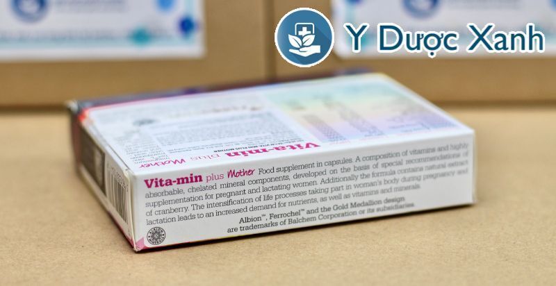 vita-min plus mother, bổ sung vitamin, khoáng chất cho bà bầu
