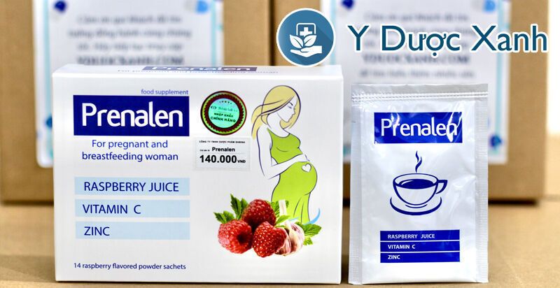 thảo dược prenalen, 14 gói, bột uống tăng đề kháng cho bà bầu, sau sinh của châu âu