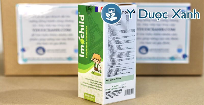 imochild, 125ml, siro tăng đề kháng miễn dịch cho trẻ nhỏ từ 1 tuổi của pháp