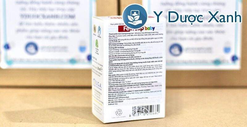 ferrolip baby, 30 ml, dung dịch nhỏ giọt bổ sung sắt hữu cơ, bổ máu cho bé, trẻ em từ 2 tuổi của ý