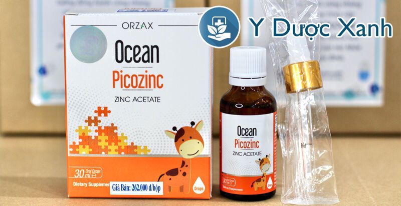 ocean picozinc, 30ml, nhỏ giọt bổ sung kẽm cho bé, trẻ sơ sinh của châu âu