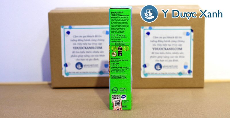 ocean fish oil, 150ml, siro dầu cá hỗ trợ tăng khả năng chống oxy hóa, tốt cho não bộ và mắt cho trẻ sơ sinh của thổ nhĩ kì