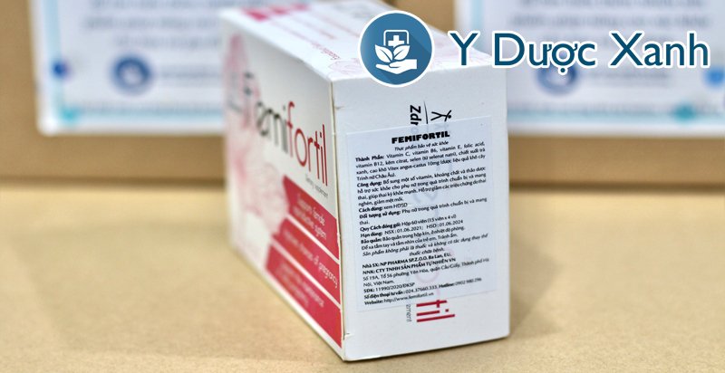 femifortil, 60 viên, viên uống bổ trứng, hỗ trợ và tăng cường khả năng thụ thai ở nữ giới của ba lan