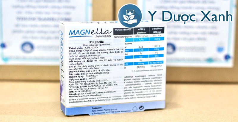 magnella, 28 viên, viên uống cải thiện thần kinh cho người lớn của ba lan