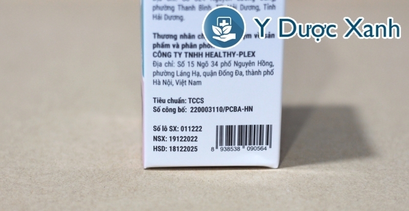 healthyplex tosse, 50 ml, xịt họng keo ong giảm ho, viêm họng, đau họng cho trẻ em từ 1 tuổi