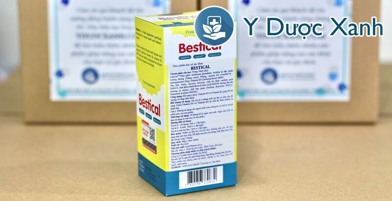 bestical, 120ml, siro hỗ trợ phát triển chiều cao cho trẻ nhỏ trên 4 tháng tuổi của slovenia