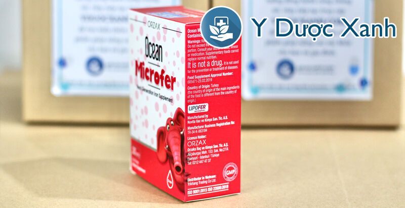 ocean microfer, 30ml, nhỏ giọt bổ sung sắt cho trẻ sơ sinh từ 1 tháng tuổi của châu âu