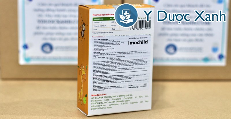 imochild d3 k2, 20ml, dung dịch nhỏ giọt d3 k2 cho trẻ sơ sinh, trẻ em của tây ban nha
