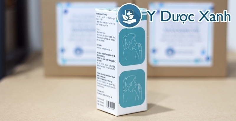 healthyplex tosse, 50 ml, xịt họng keo ong giảm ho, viêm họng, đau họng cho trẻ em từ 1 tuổi