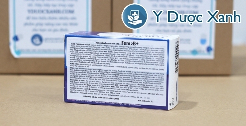 fem2b+, 30 viên, viên uống vitamin tổng hợp cho bà bầu của úc