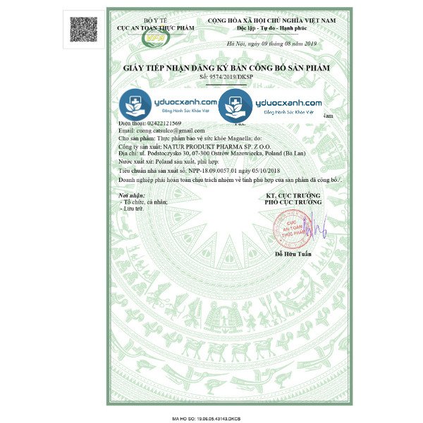 magnella, 28 viên, viên uống cải thiện thần kinh cho người lớn của ba lan