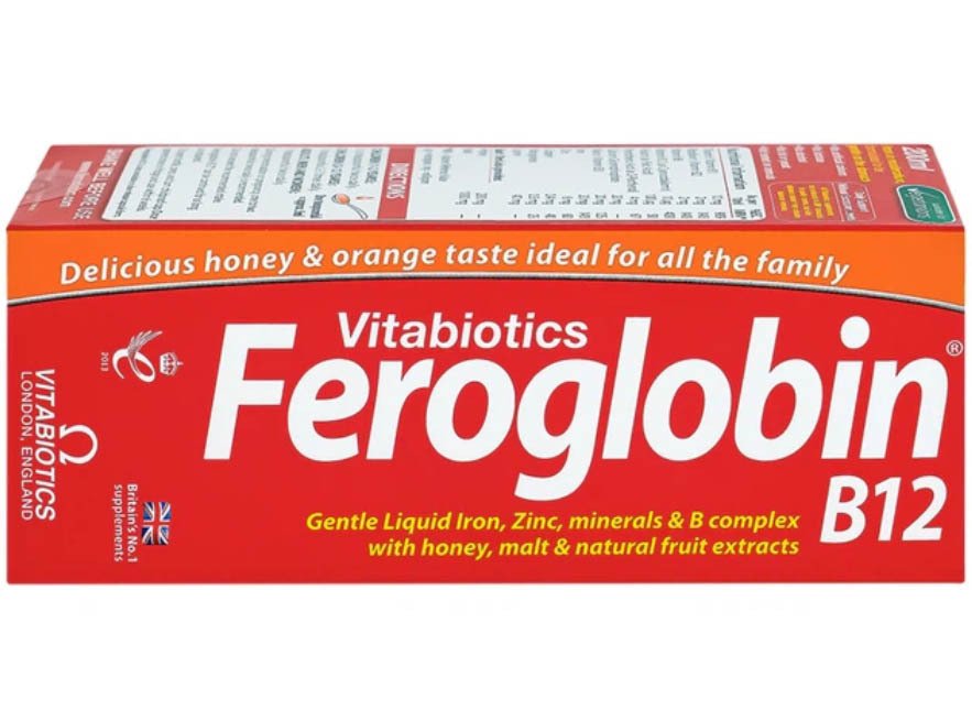 feroglobin b12, chai 200ml, siro bổ sung sắt, vitamin và khoáng chất - y dược xanh