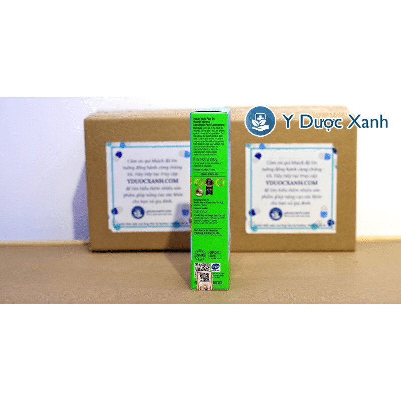 OCEAN FISH OIL, 150ml, Siro dầu cá hỗ trợ tăng khả năng chống oxy hóa, tốt cho não bộ và mắt cho trẻ sơ sinh của Thổ Nhĩ Kì