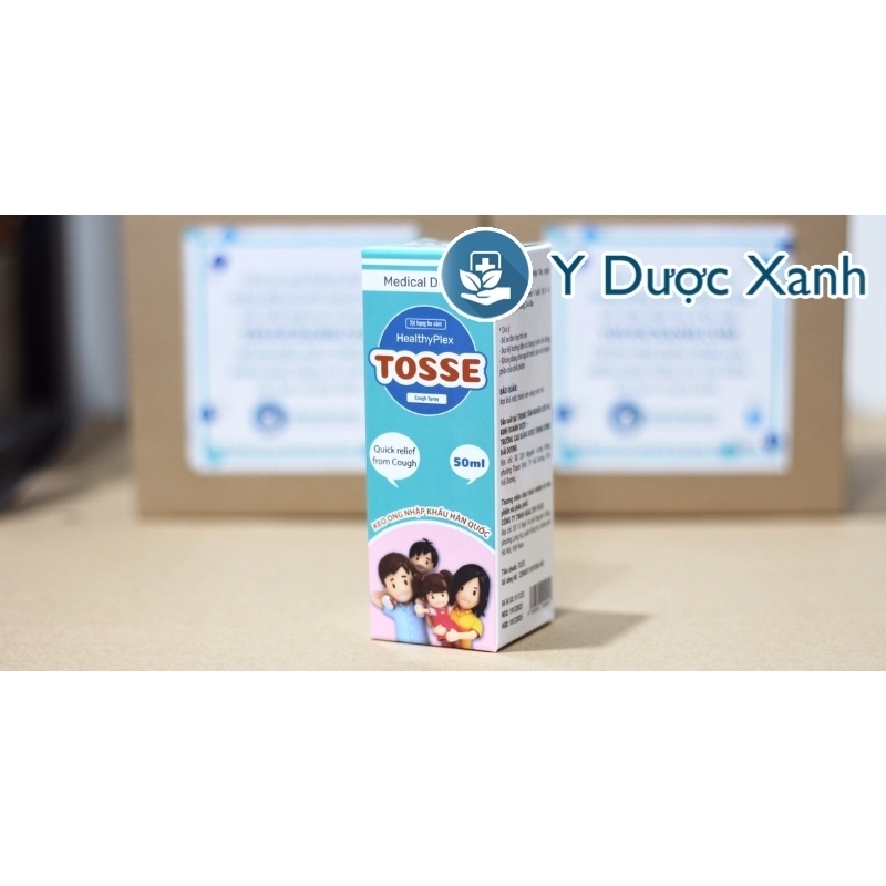 HEALTHYPLEX TOSSE, 50 ml, Xịt họng keo ong giảm ho, viêm họng, đau họng cho trẻ em từ 1 tuổi