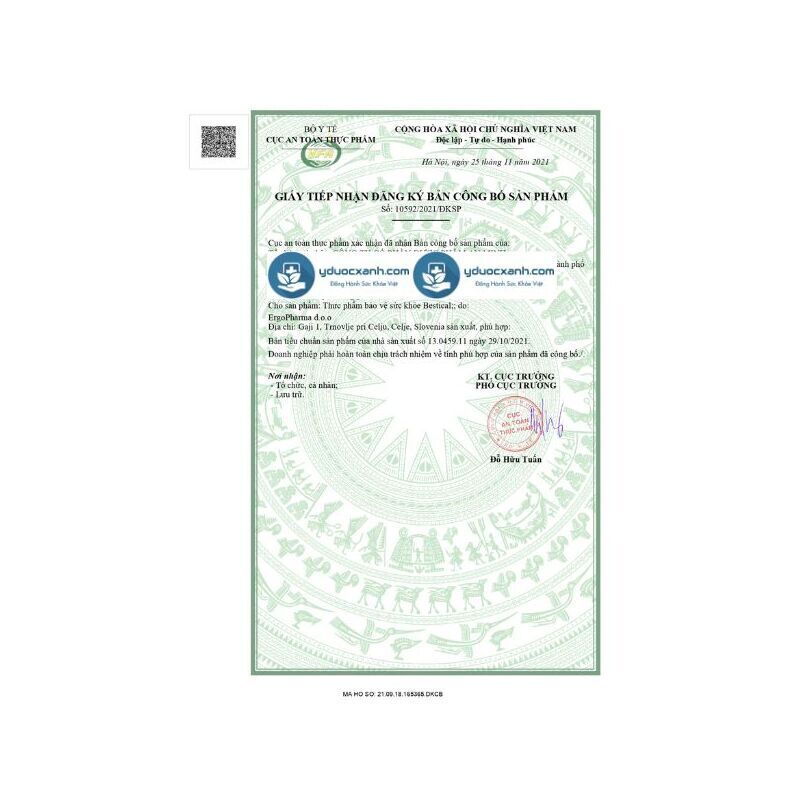 BESTICAL, 120ml, Siro hỗ trợ phát triển chiều cao cho trẻ nhỏ trên 4 tháng tuổi của Slovenia