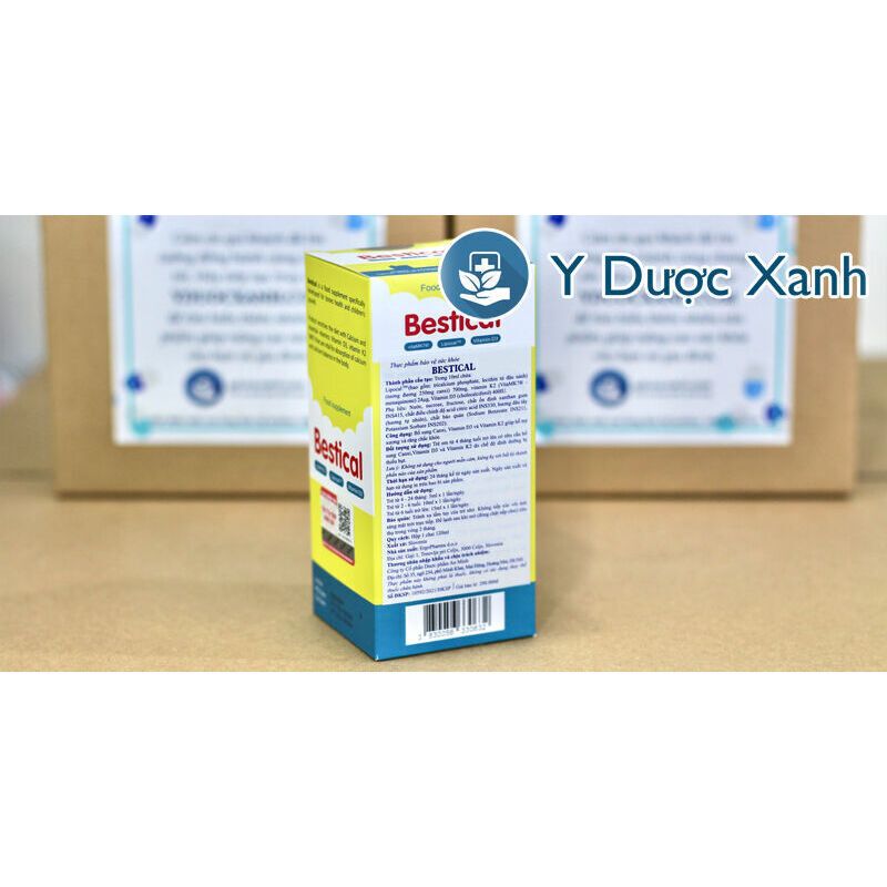 BESTICAL, 120ml, Siro hỗ trợ phát triển chiều cao cho trẻ nhỏ trên 4 tháng tuổi của Slovenia