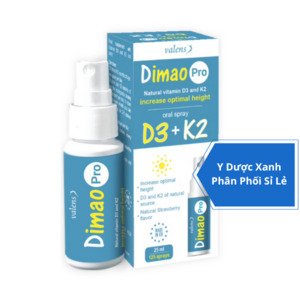 DIMAO PRO D3K2, Thuốc xịt bổ sung vitamin D3 K2 cho trẻ sơ sinh và trẻ nhỏ của Slovenia