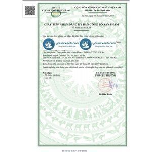 OMEGA VIT PLUS, 100ml, Siro bổ sung Omega 3 và khoáng chất cho bé, trẻ em từ 6 tháng tuổi của Châu Âu