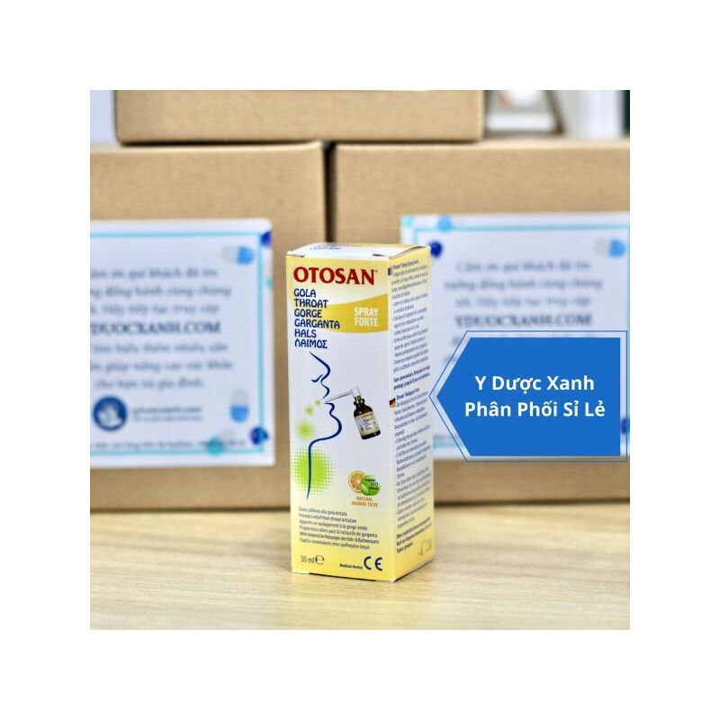 OTOSAN THROAT SPRAY, 30ml, Xịt họng kháng khuẩn, giảm đau họng cho trẻ em từ 2 tuổi của Ý