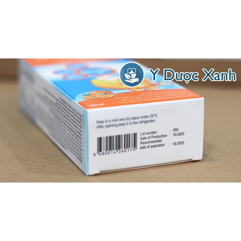 IROC, 15ml, Sắt nhỏ giọt bổ máu cho trẻ em, trẻ sơ sinh của Ý