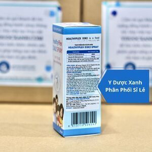 HEALTHYPLEX D3K2 SPRAY, 10ml, Dạng xịt Vitamin D3 và K2 cho trẻ sơ sinh, trẻ nhỏ của Ý