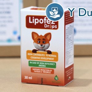 LIPOFEZ DROPS, 30 ml, Nhỏ giọt bổ sung sắt, Bổ máu cho bé, trẻ sơ sinh của Ý