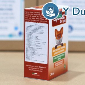 LIPOFEZ DROPS, 30 ml, Nhỏ giọt bổ sung sắt, Bổ máu cho bé, trẻ sơ sinh của Ý