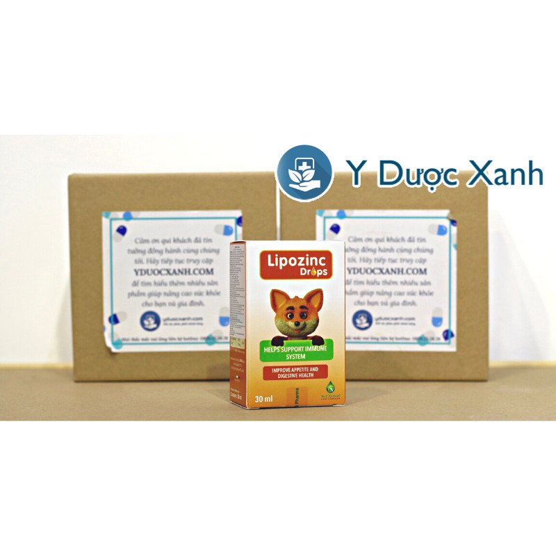 LIPOZINC DROPS, 30 ml, Nhỏ giọt bổ sung kẽm cho bé, trẻ sơ sinh của Ý