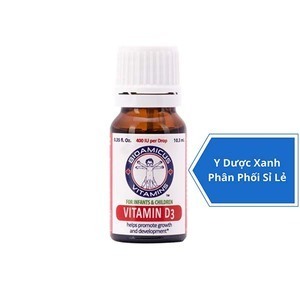 BIOAMICUS VITAMIN D3, 10ml, Dung dịch nhỏ giọt tăng cường hấp thu canxi cho bé, trẻ từ 2 tuổi của Canada